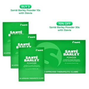 Buy 3 Sante Barley 10s w/ Stevia Get 1 Sante Barley 30s w/ Stevia at 70% Off
