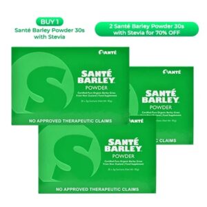 Sante Barley 30s w/ Stevia + 2 Barley 30s (70% OFF Promo)