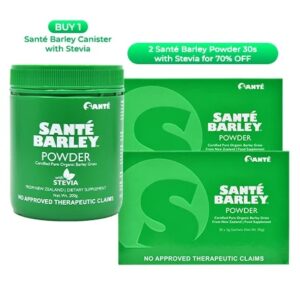 Santé Barley Canister + 2 Barley 30s (70% OFF Promo)
